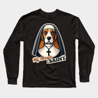 Beagle nun Long Sleeve T-Shirt